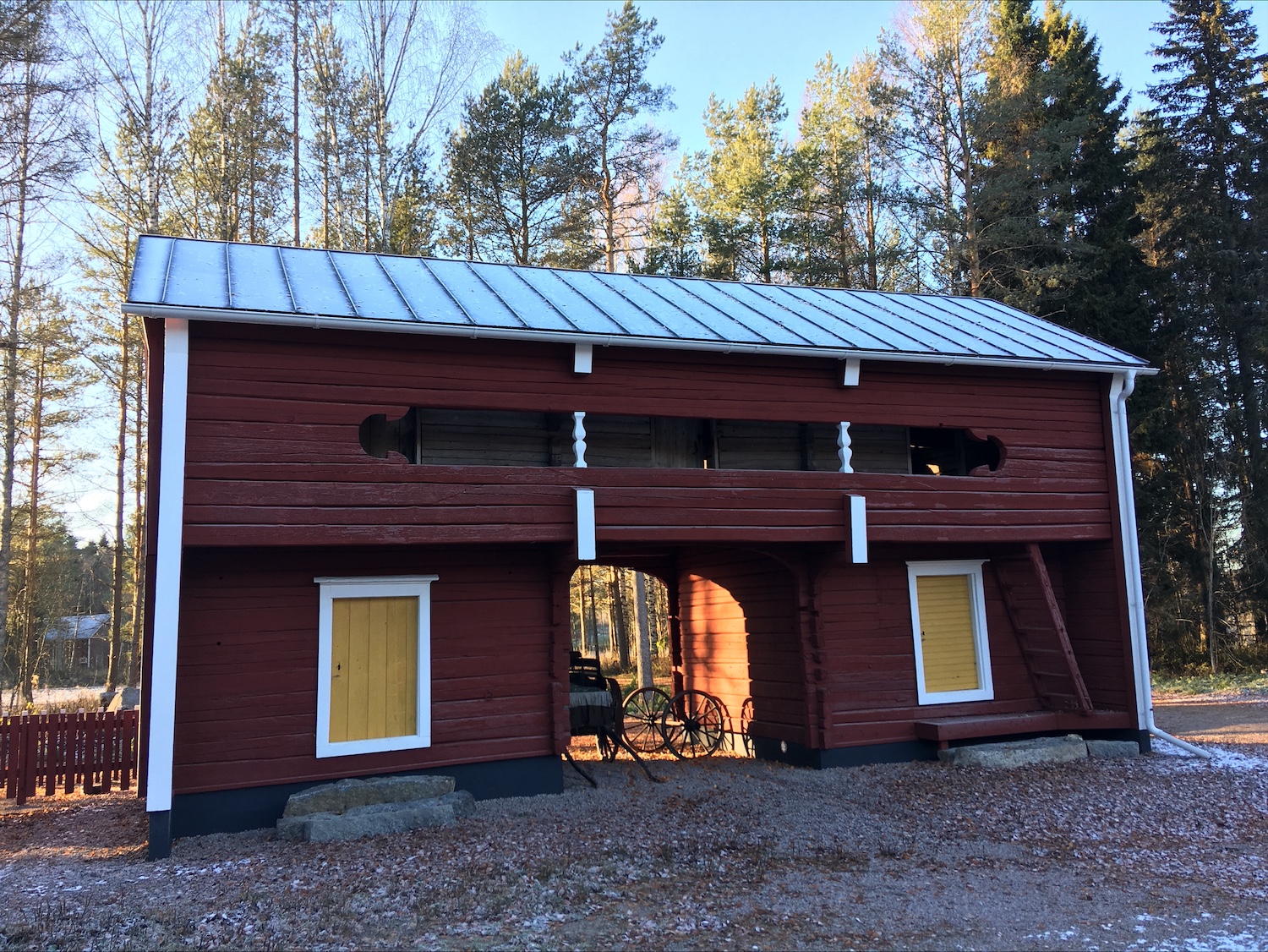 Byggnad på Oravais Teaters område